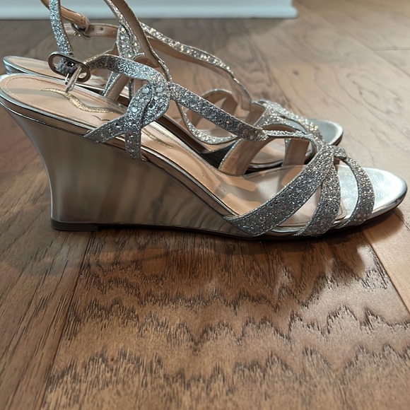 Nina evening wedges 10 - Picture 5 of 7